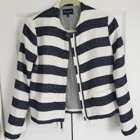 SPLENDID Monterey Striped Knit Jacket - Picture 3 of 12